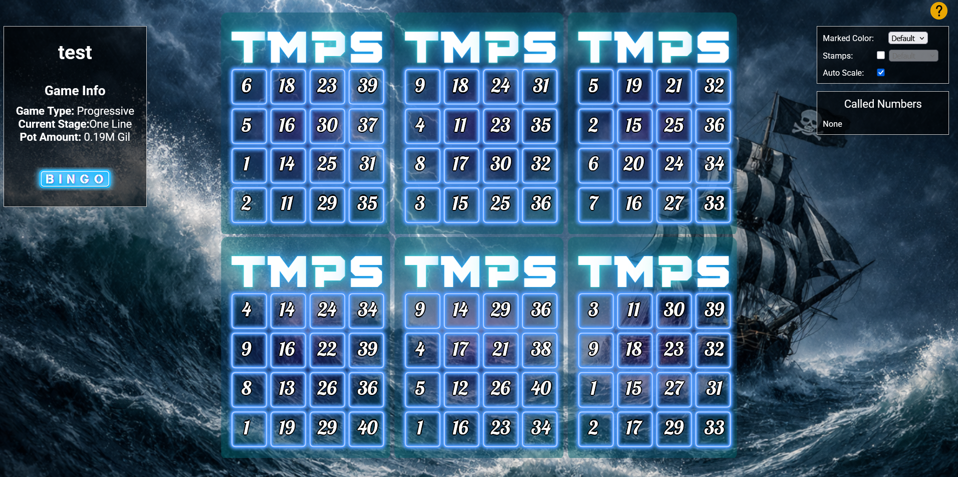 SimpleBingo theme