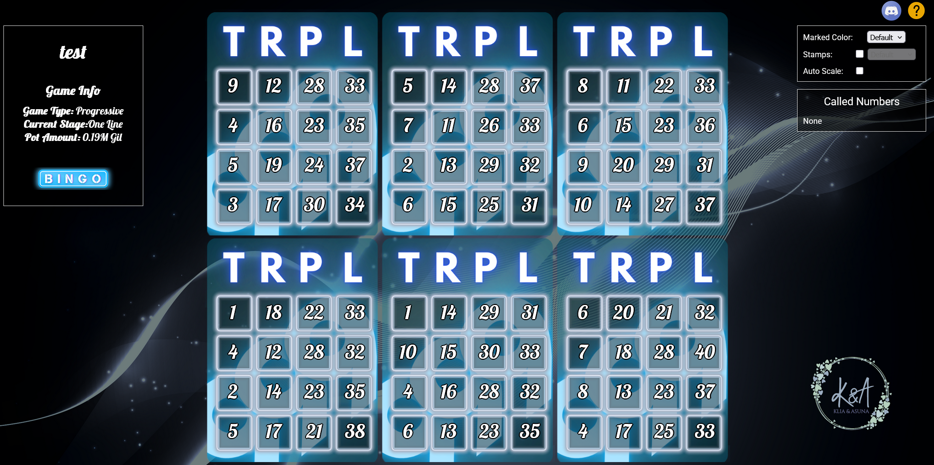 SimpleBingo theme