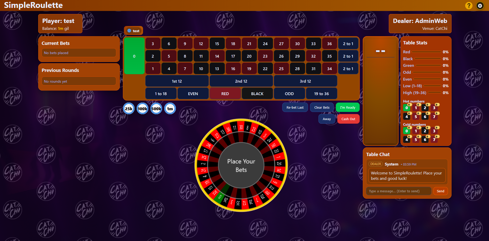 SimpleRoulette theme