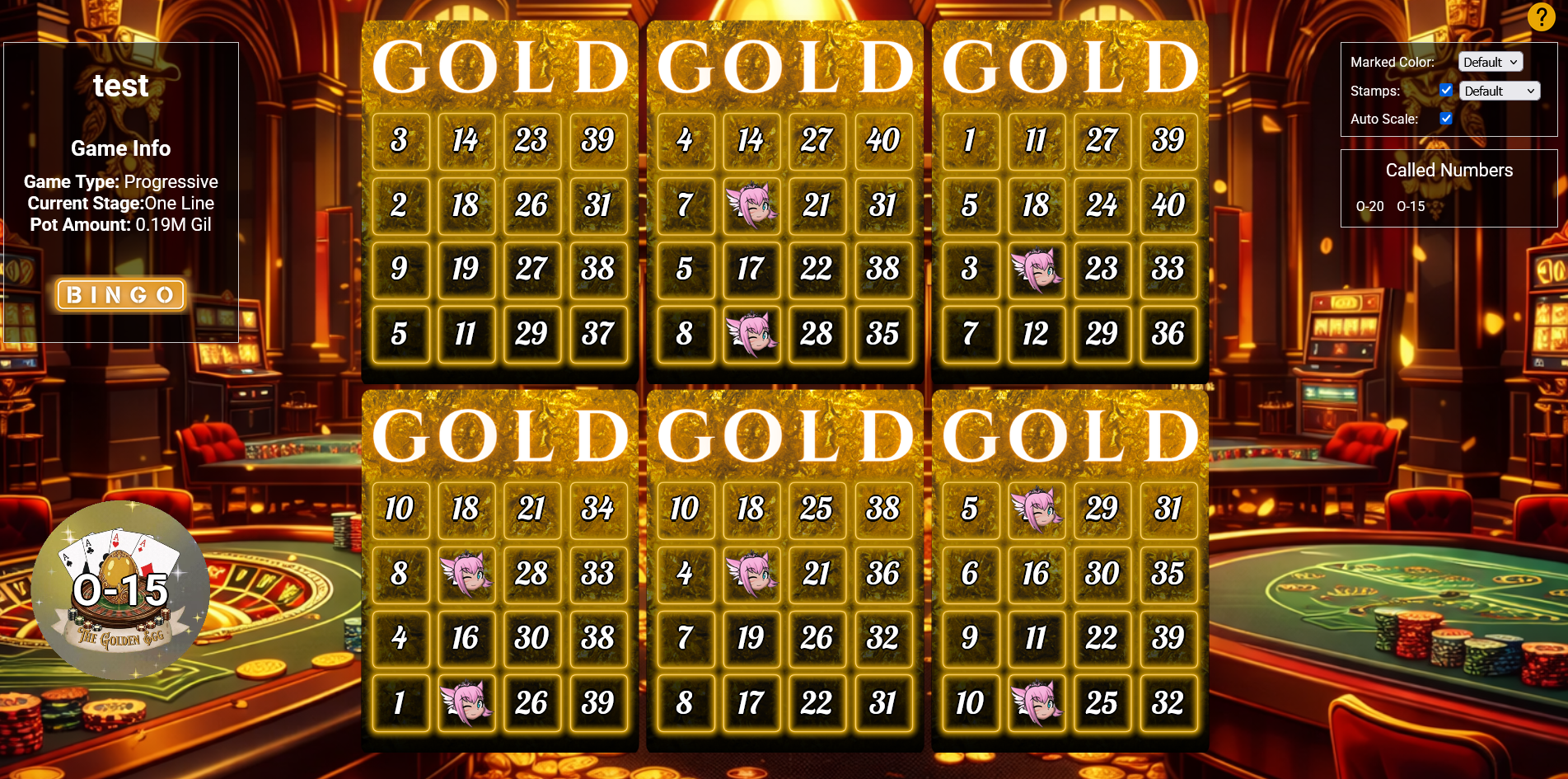 SimpleBingo theme
