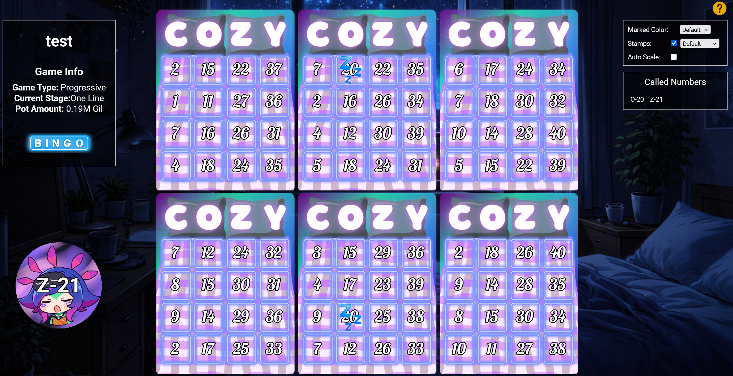 SimpleBingo theme