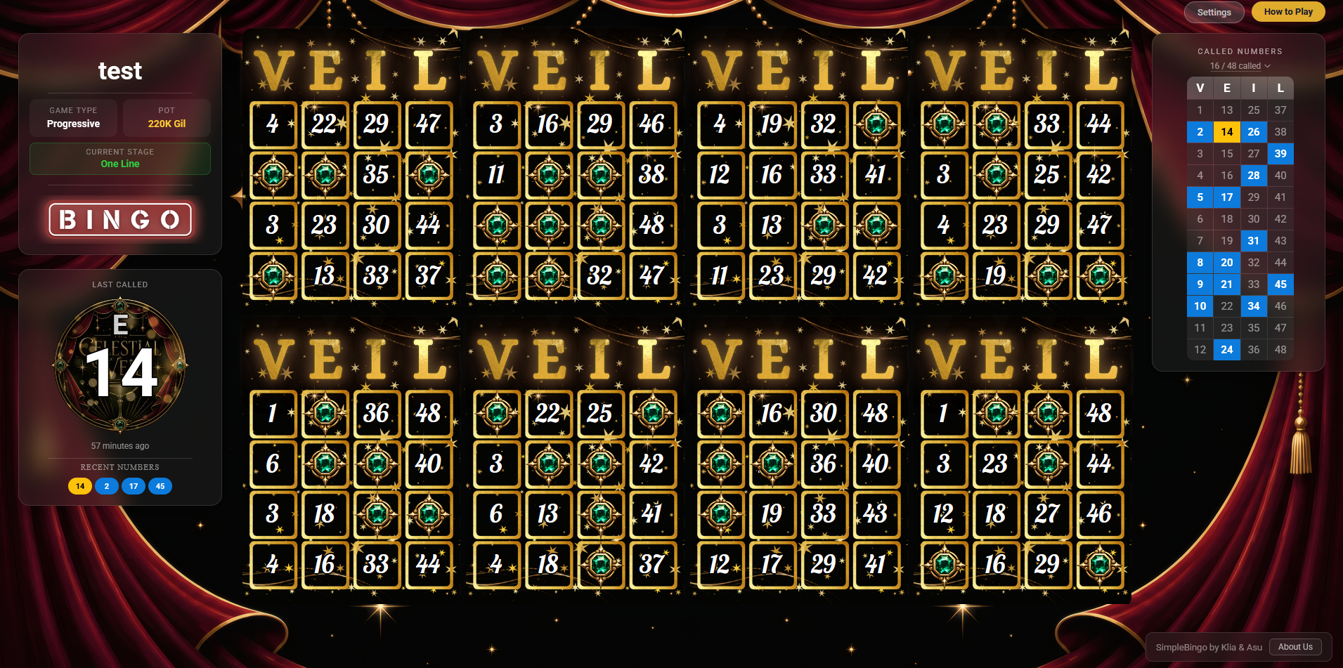 SimpleBingo theme
