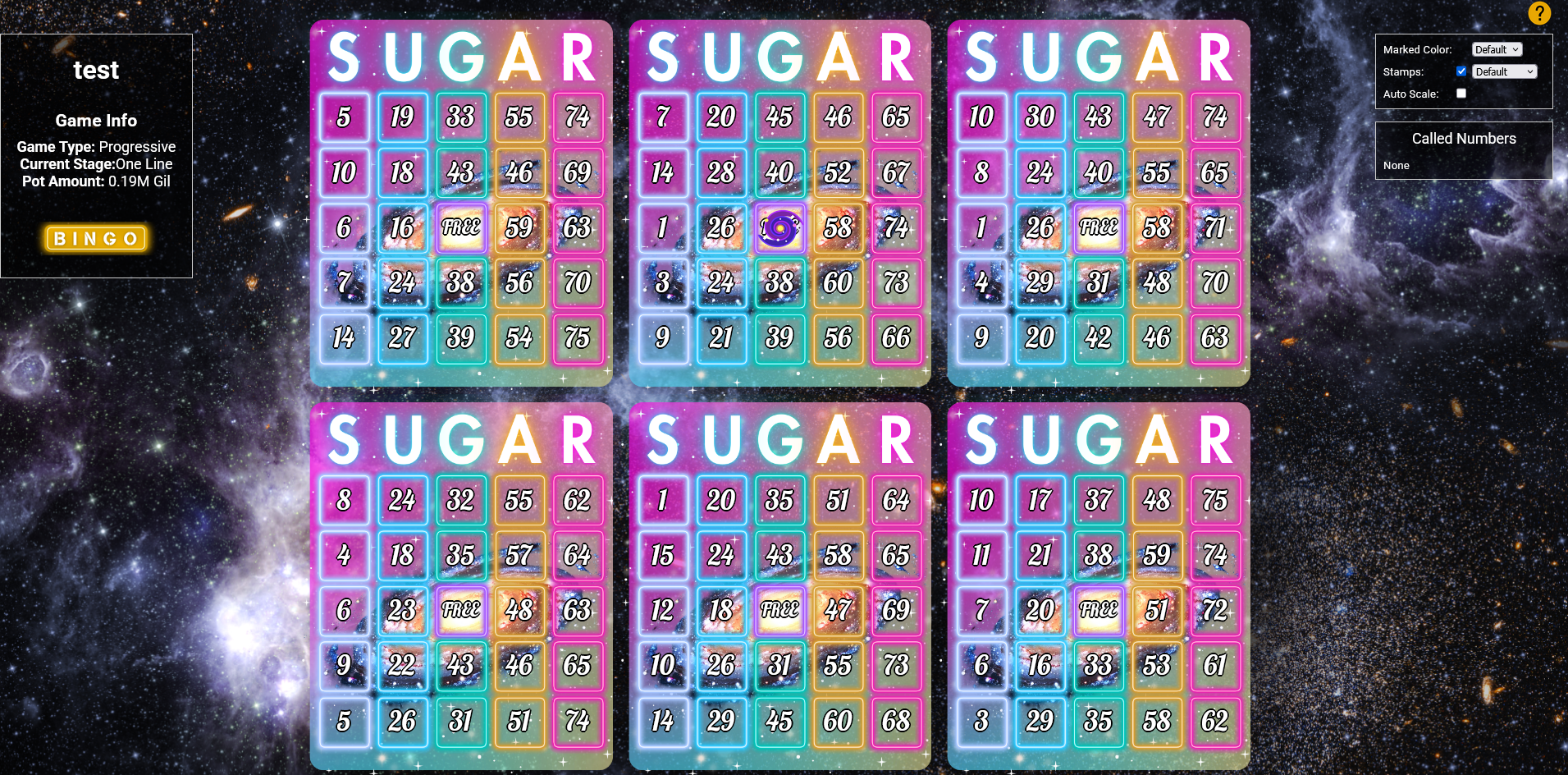 SimpleBingo theme