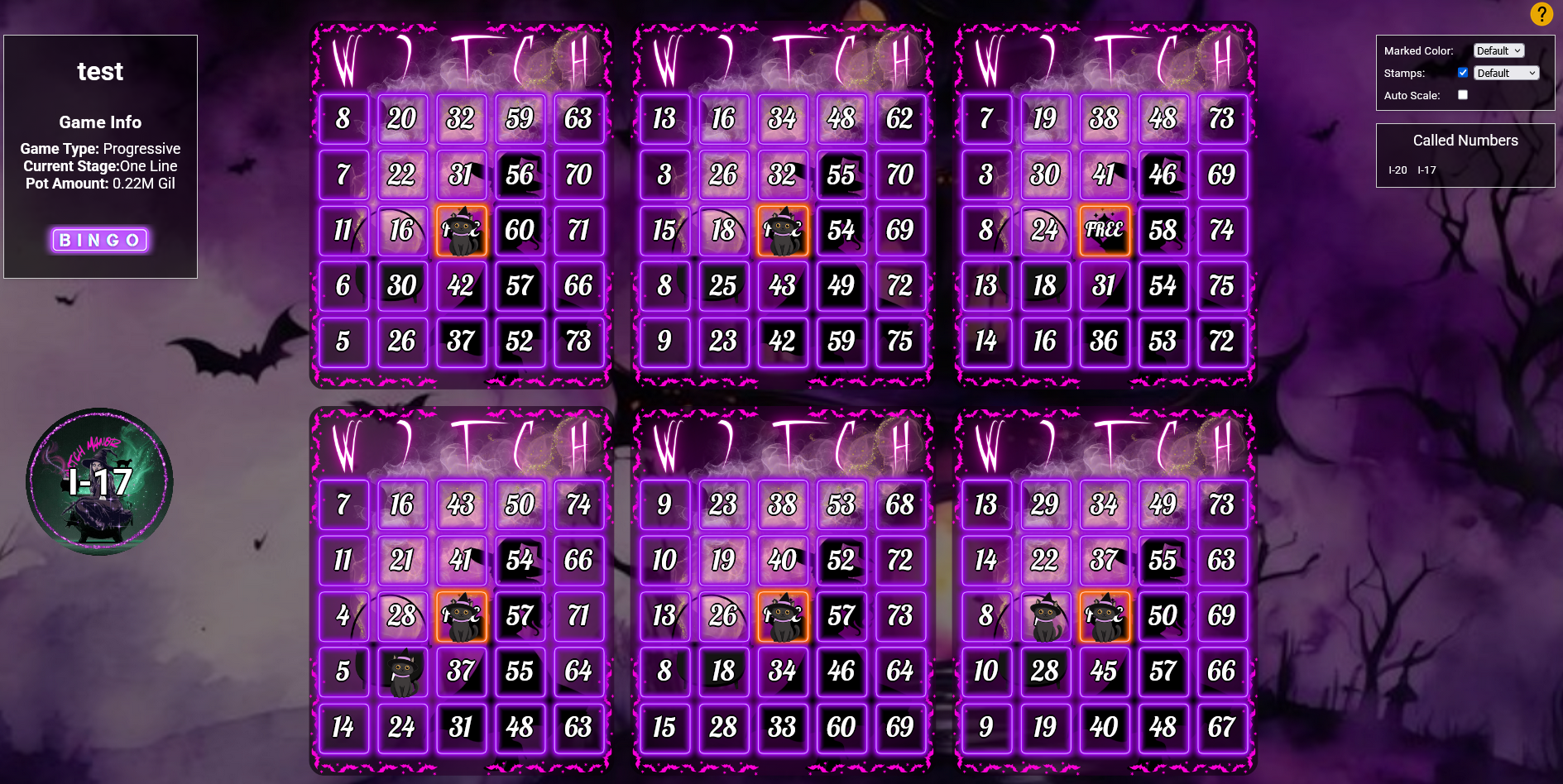 SimpleBingo theme