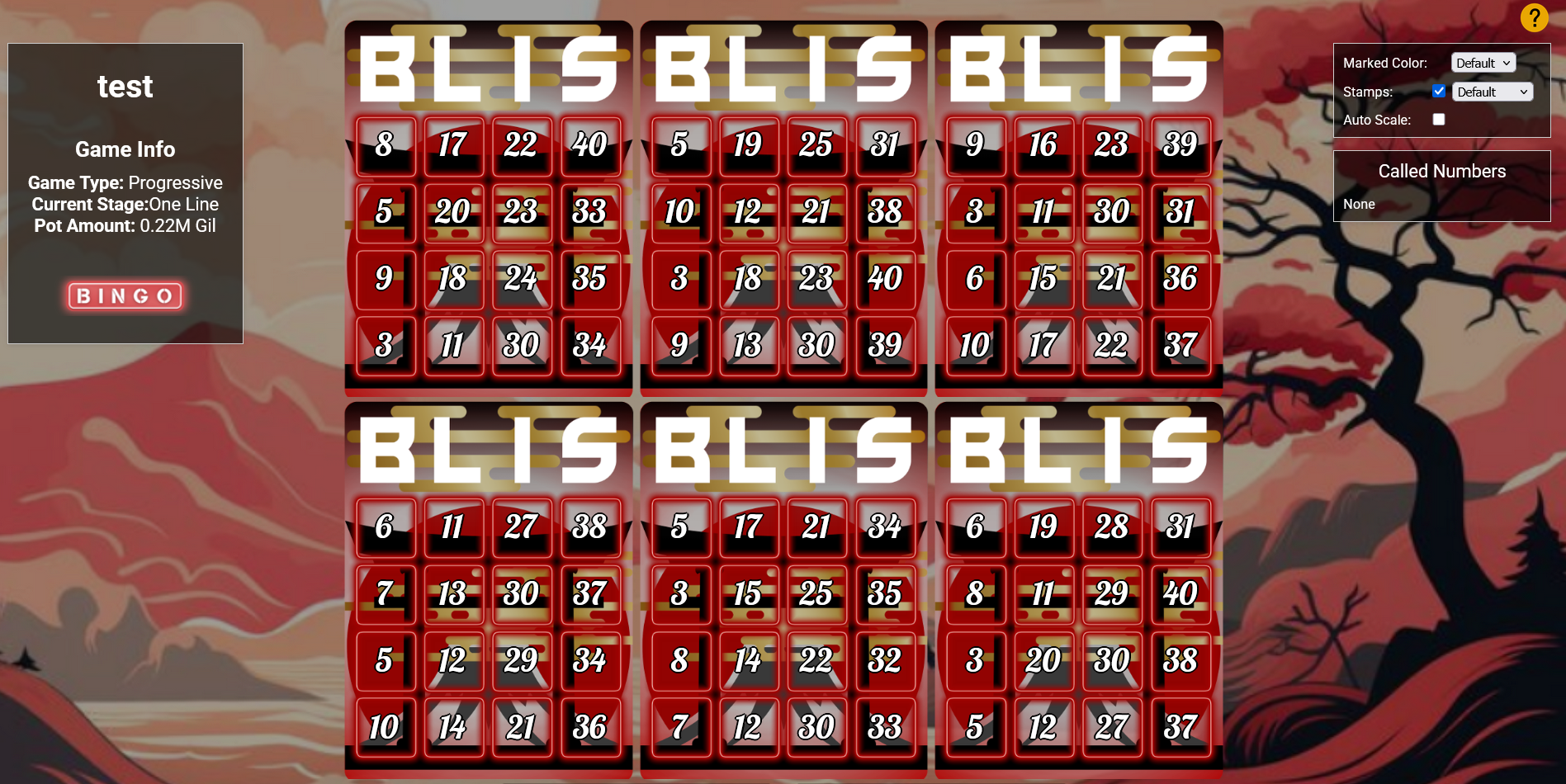 SimpleBingo theme