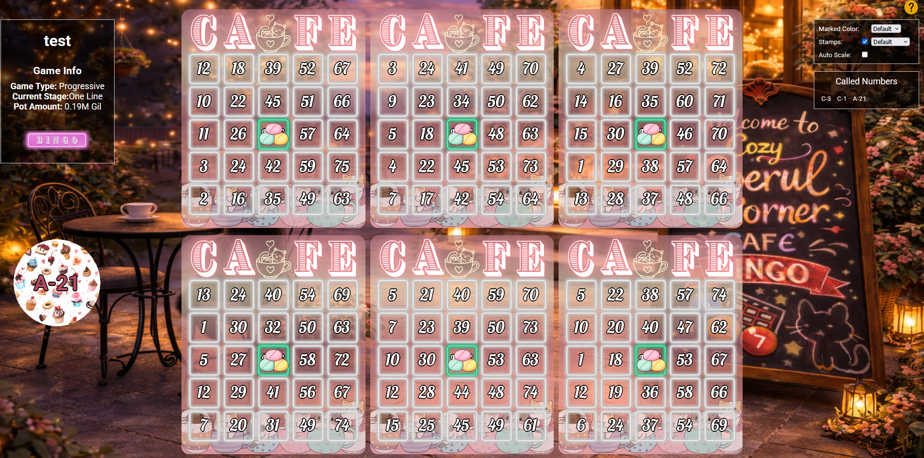 SimpleBingo theme