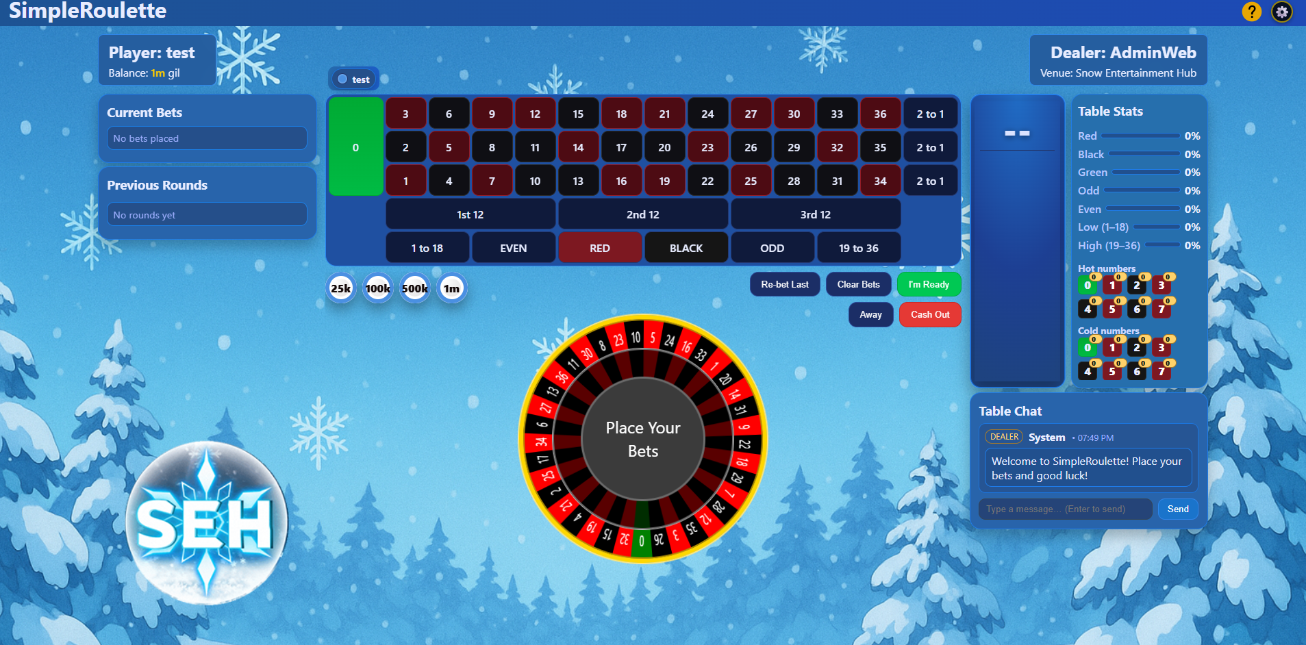 SimpleRoulette theme