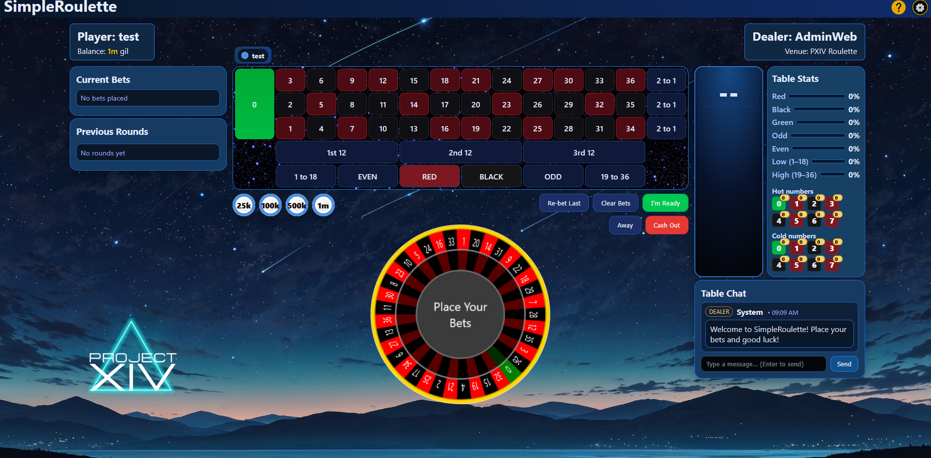 SimpleRoulette theme