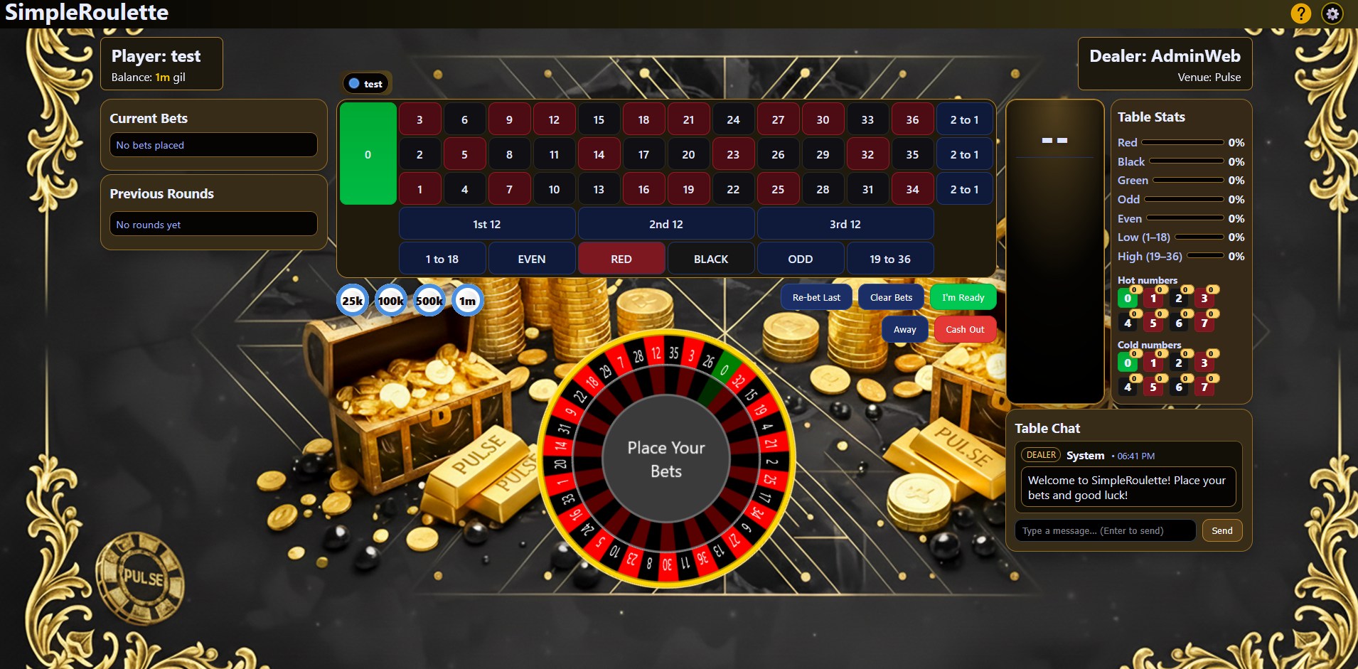 SimpleRoulette theme