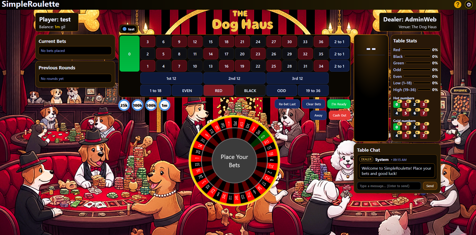 SimpleRoulette theme