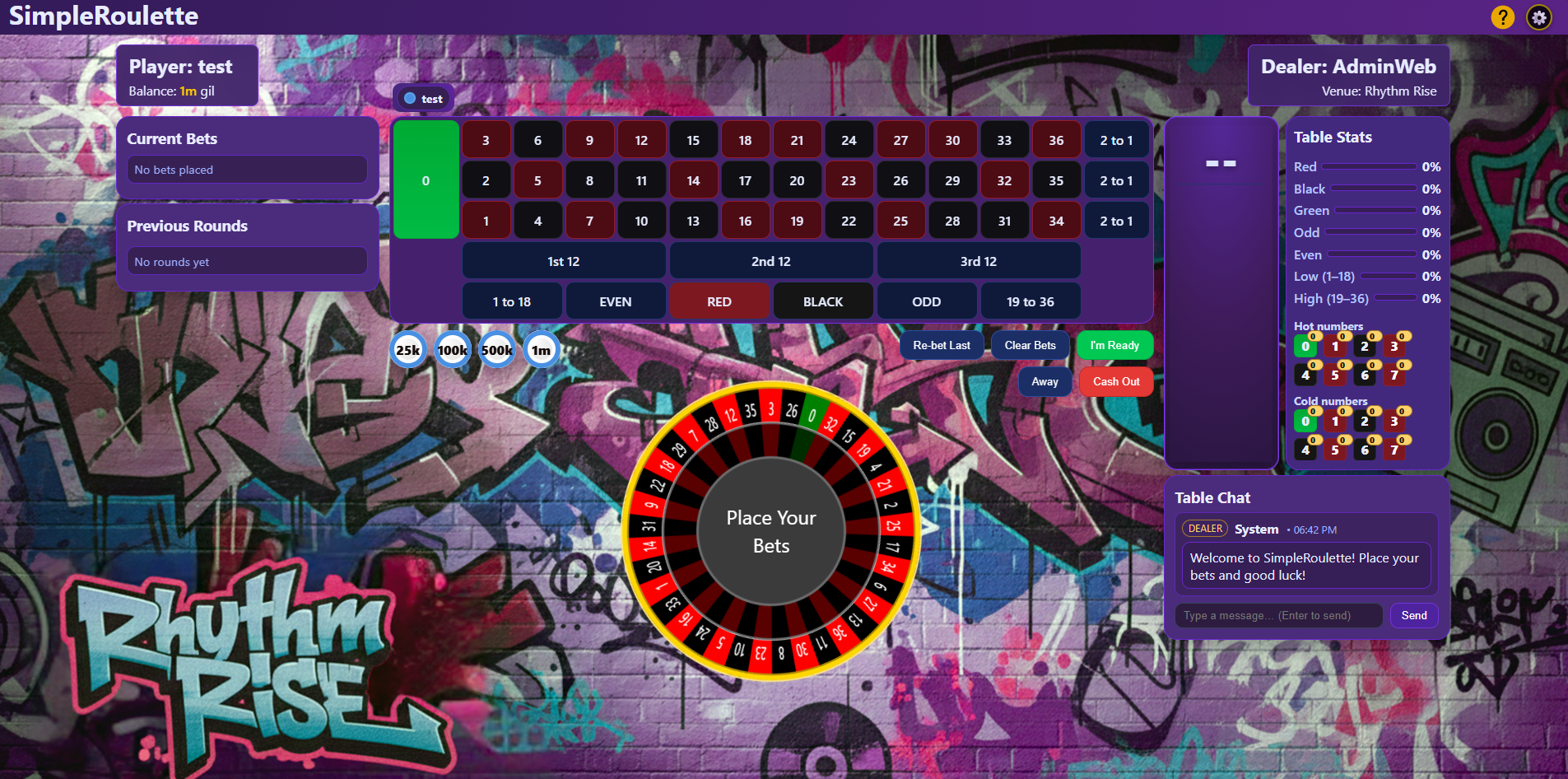 SimpleRoulette theme