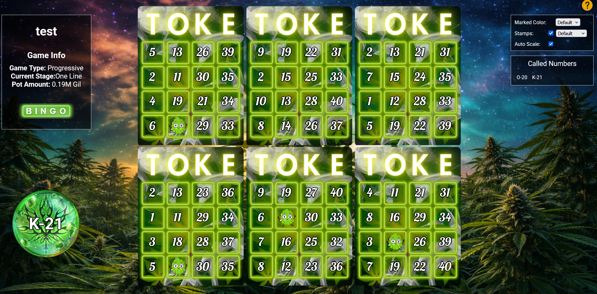 SimpleBingo theme