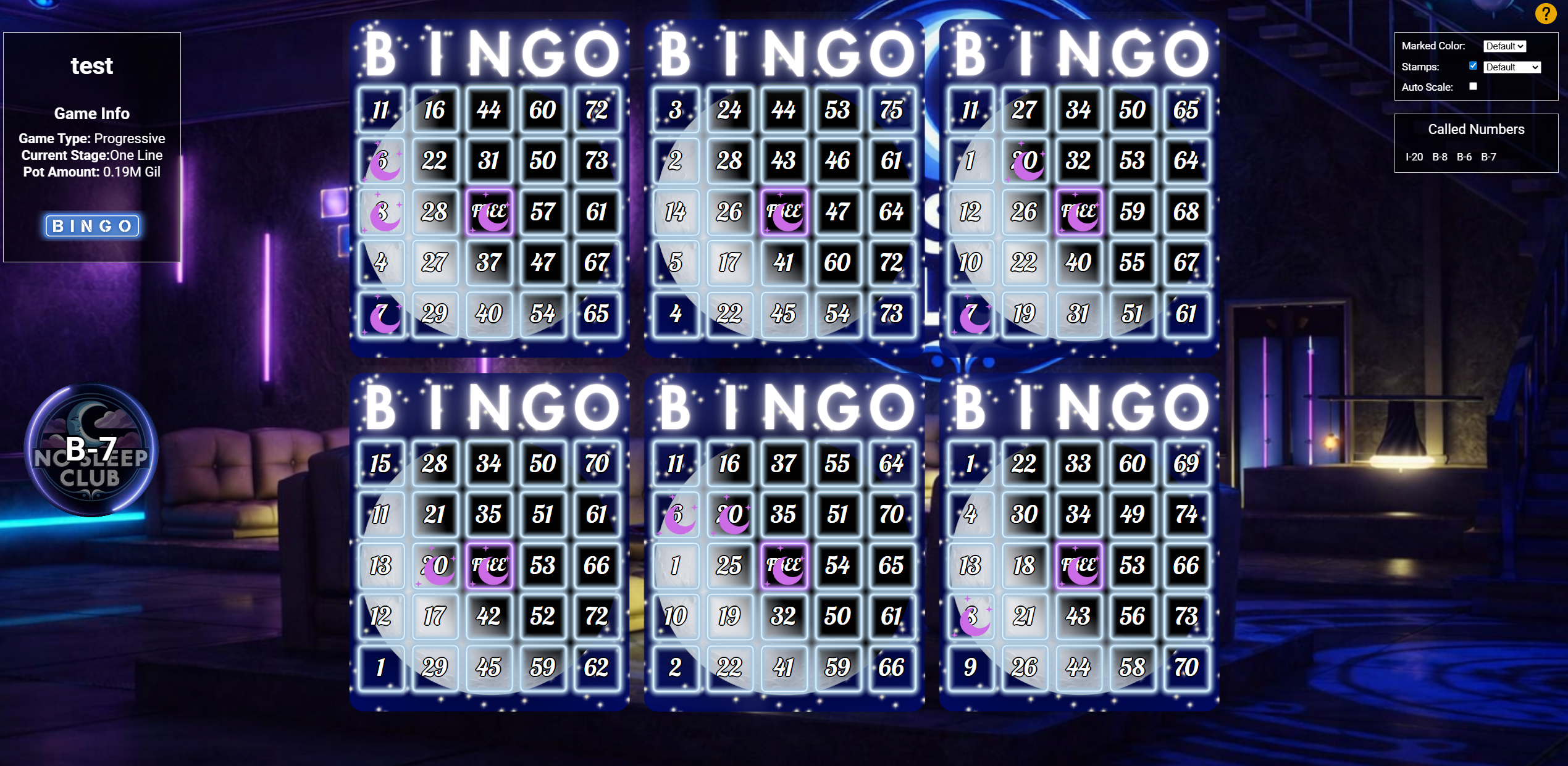 SimpleBingo theme